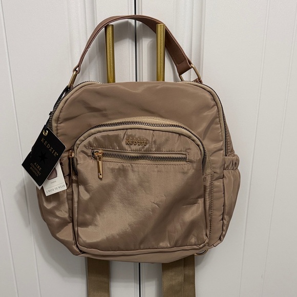 Kedzie Handbags - Kedzie Taupe Backpack